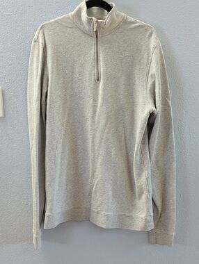 Son Of A Tailor Custom Men's Light Gray Quarter-Zip Sweater
